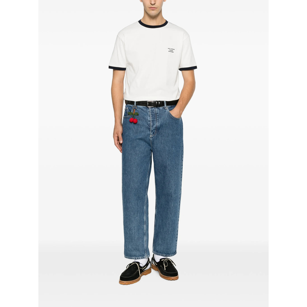 [DROLE DE MONSIEUR] T-shirts Short Sleeve FW26 PERM-TS339 CO311 OFFWH