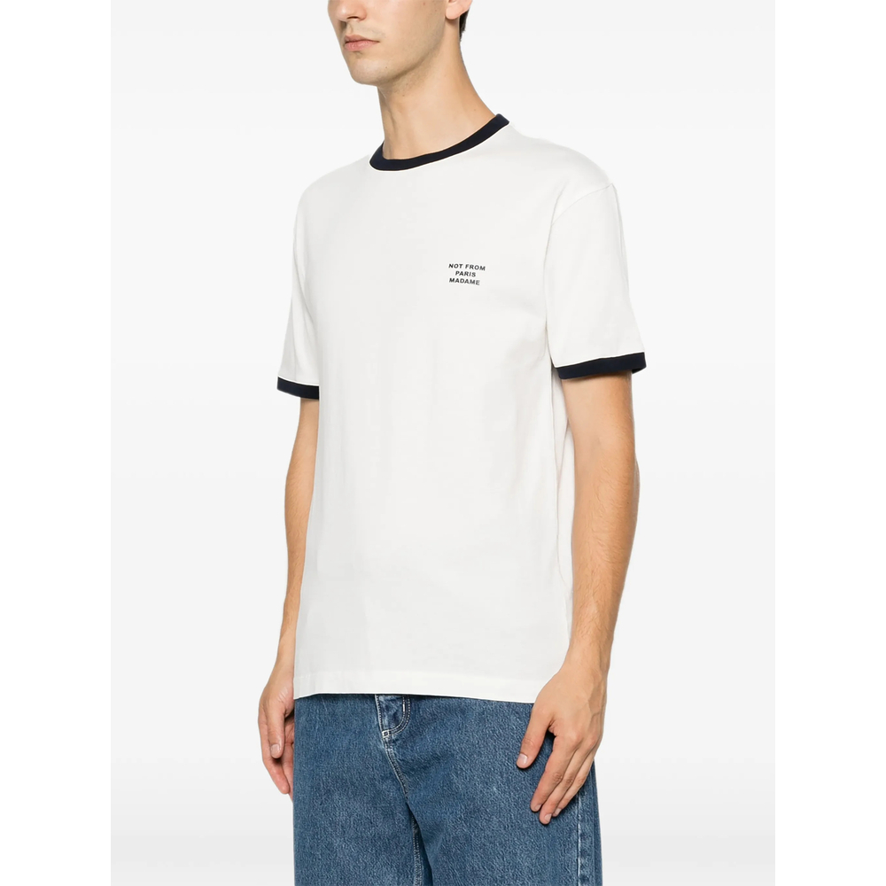 [DROLE DE MONSIEUR] T-shirts Short Sleeve FW26 PERM-TS339 CO311 OFFWH