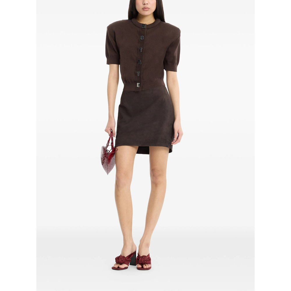 [ROTATE] Mini skirt FW26 1161681111 SUEDE MINI 1111