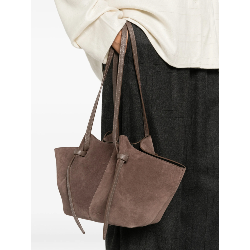 [YUZEFI] Shoulder bag FW26 MOCHI SUEDE NUTME