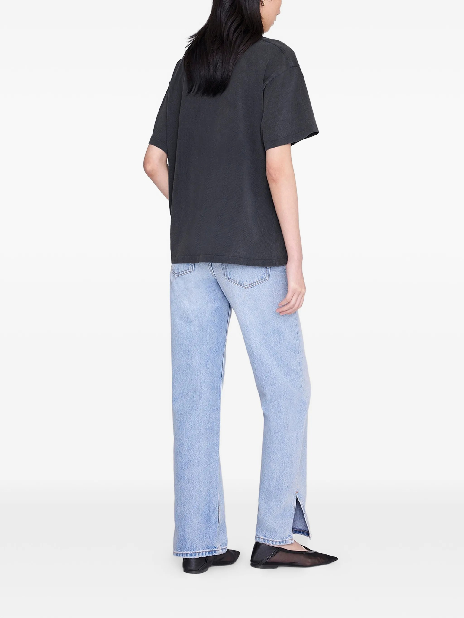 [Anine Bing] T-shirts Short Sleeve FW26 A0812930WBL1