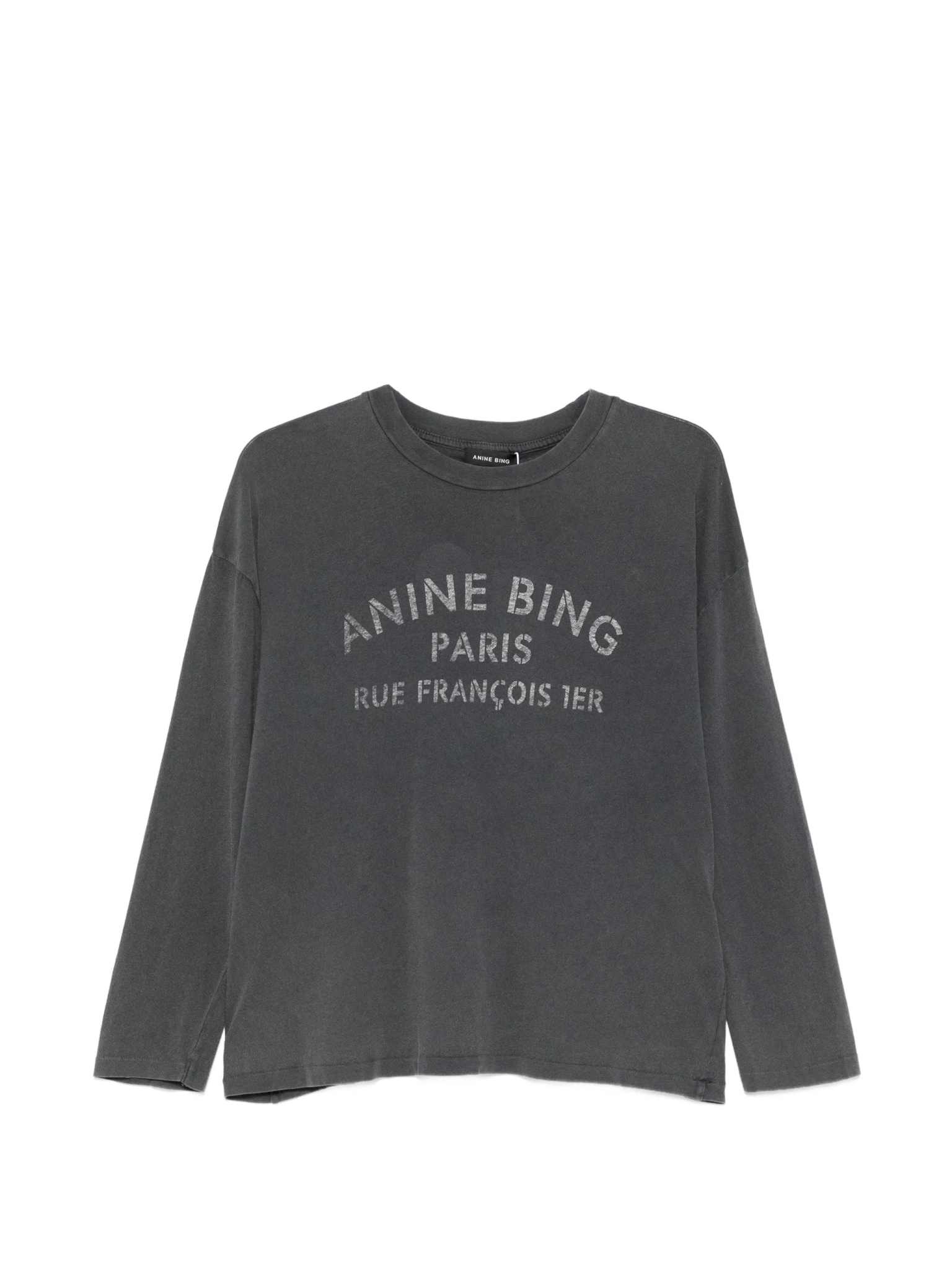 [Anine Bing] T-shirts Long Sleeve FW26 A0812757WBL1