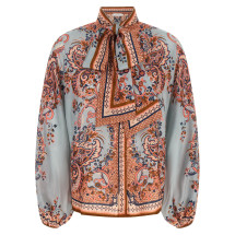 [Zimmermann] Shirts Long Sleeve FW26 4461TSS261BLUPF