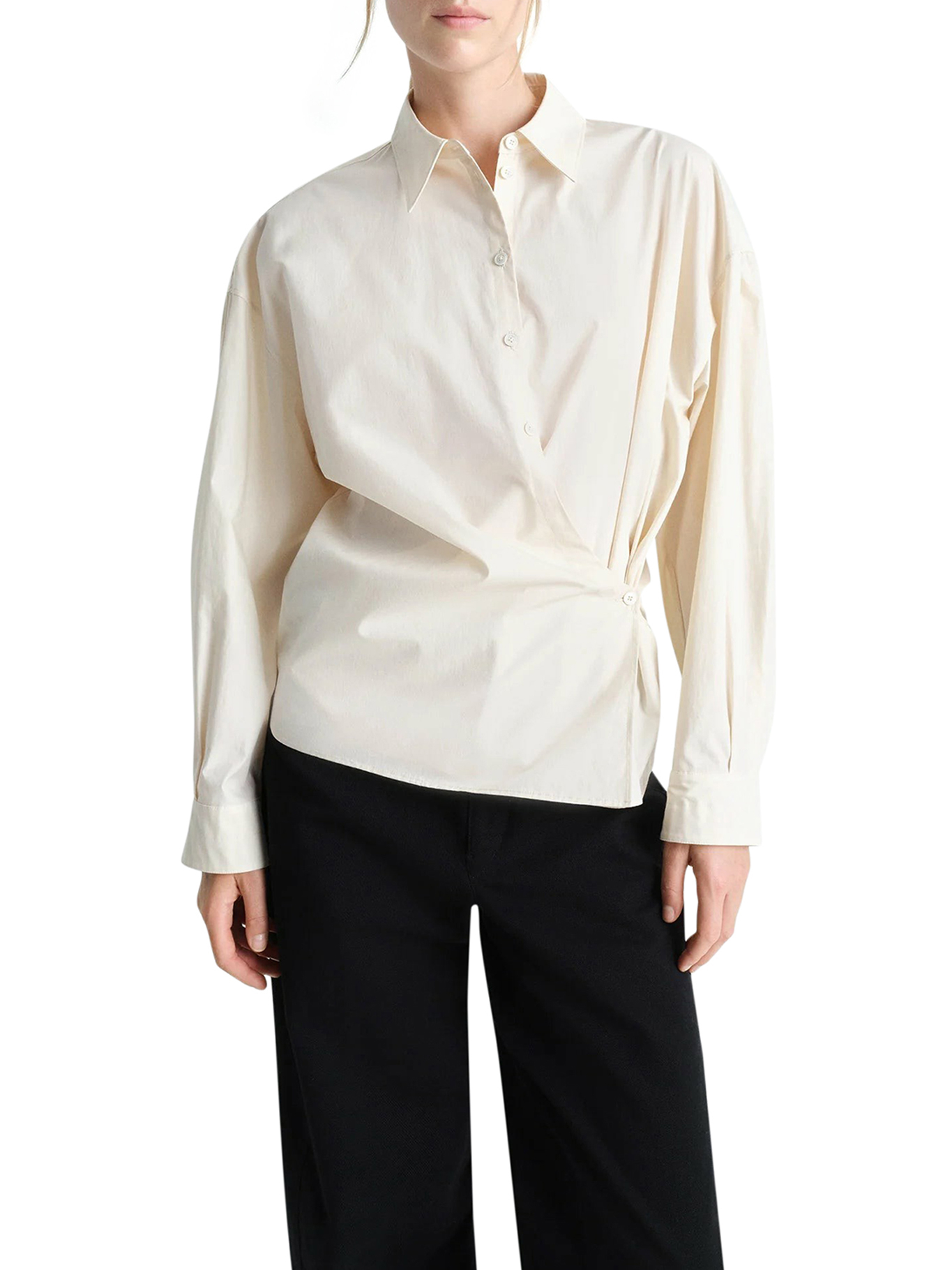 [LEMAIRE] Shirts Long Sleeve FW26 SH1141LF1500WH048 LIGHT CREAM