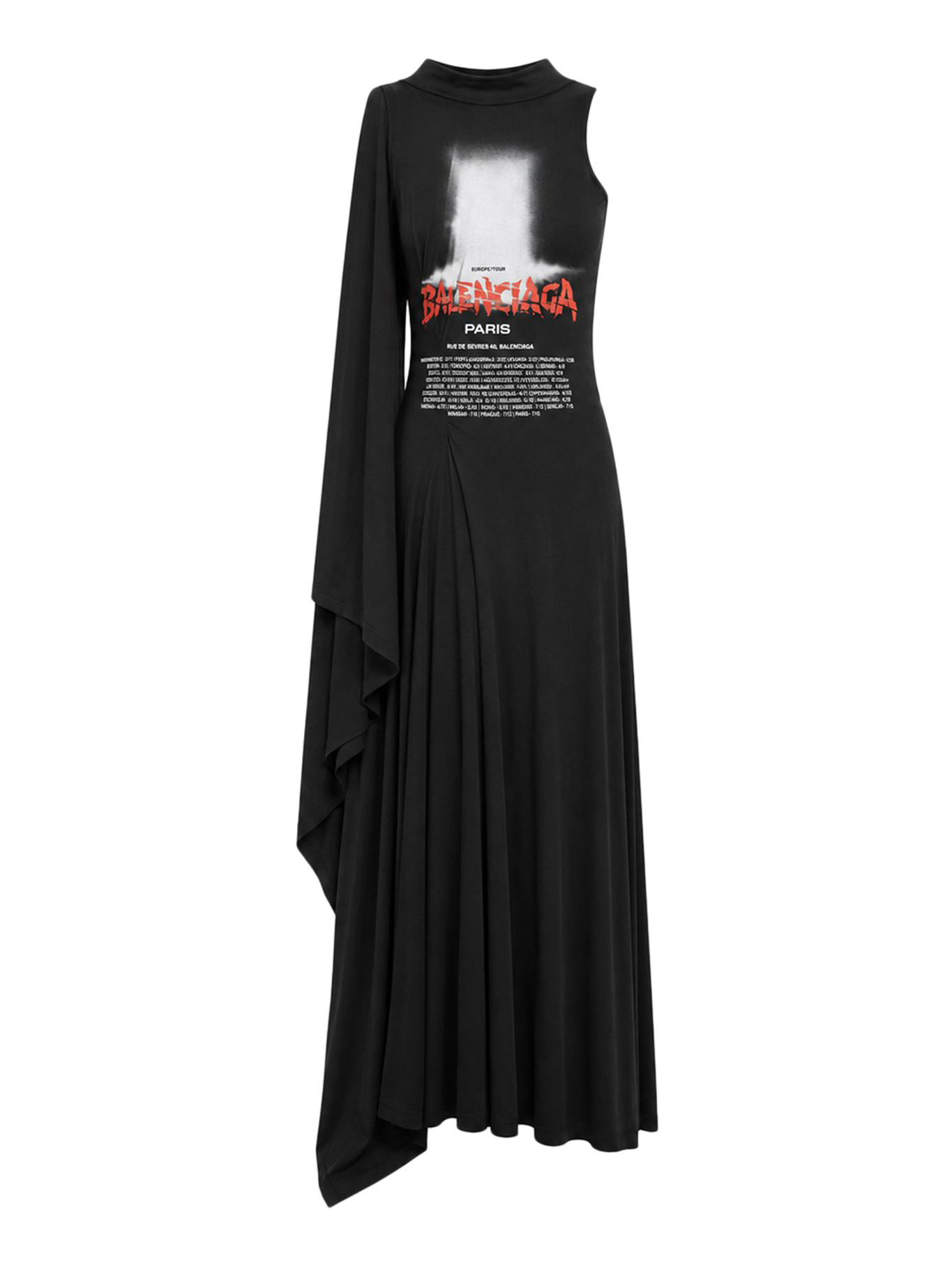 [Balenciaga] Sleeveless dress FW26 A001WDTUVX91000 BLACK
