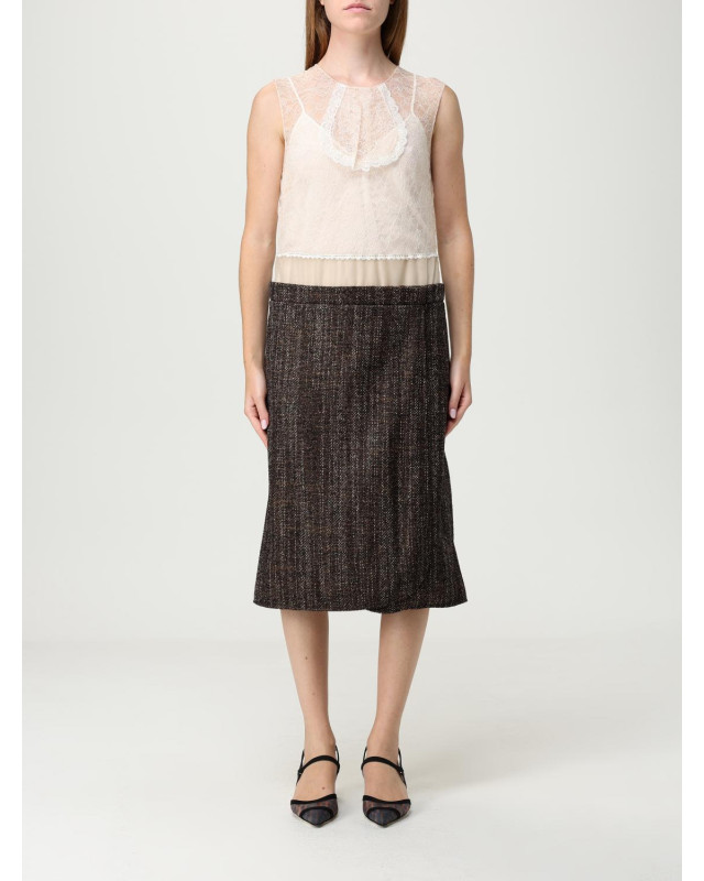 [Fendi] Sleeveless dress FW25 FDD425AVJA F1M2A