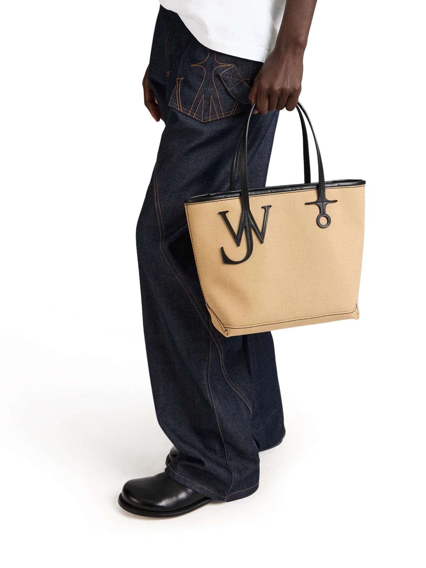 [J.W.Anderson] Tote bag SS26 HB0768FA0442043 BEIGE BLACK