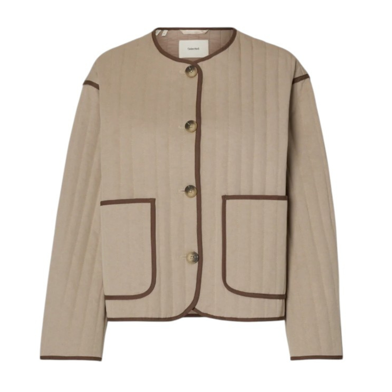 [Selected] Casual Jacket CO 16099784-PURECASHMERE