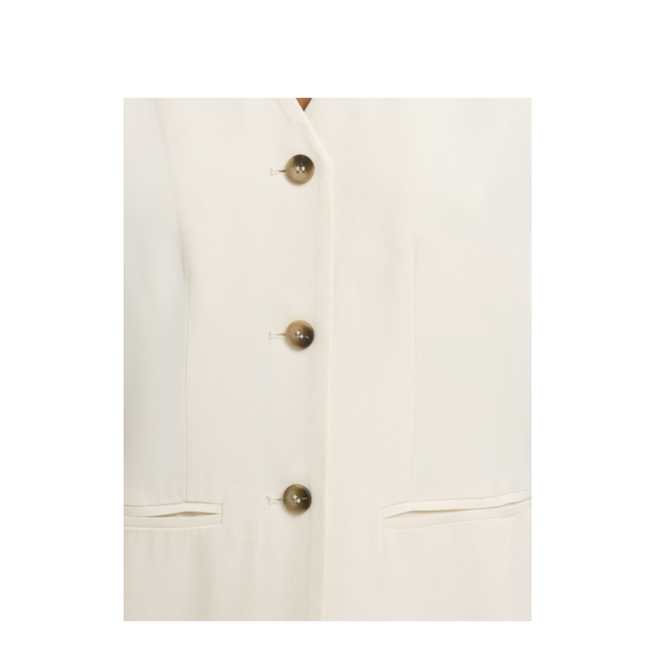 [Selected] Vest SS26 16100518-EGRET