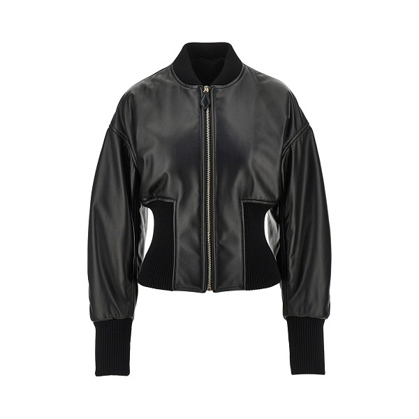 [Alaia] Leather Jacket SS26 AA9V1236C228C.995-995