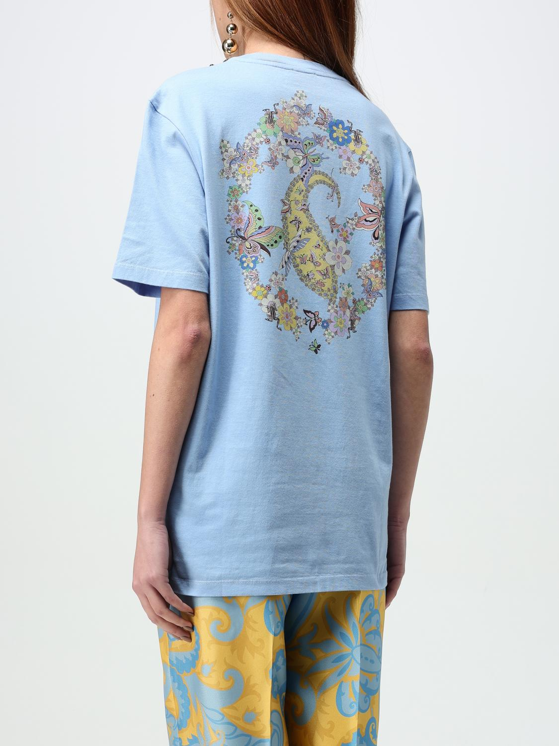 [Etro] T-shirts Short Sleeve FW25 WRMA0005AK791 B1932