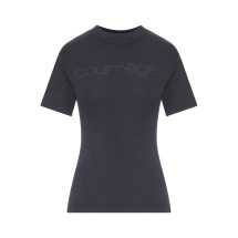 [Courreges] T-shirts Short Sleeve FW26 125JTS168JS03059999 BLACK