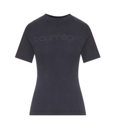 [Courreges] T-shirts Short Sleeve FW26 125JTS168JS03059999 BLACK
