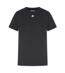 [Courreges] T-shirts Short Sleeve FW26 326JTS217JS02339999 BLACK