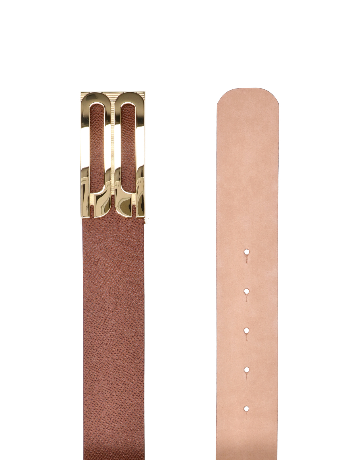 [VICTORIA BECKHAM] Belt FW26 1424ABL005953ADARK TAN