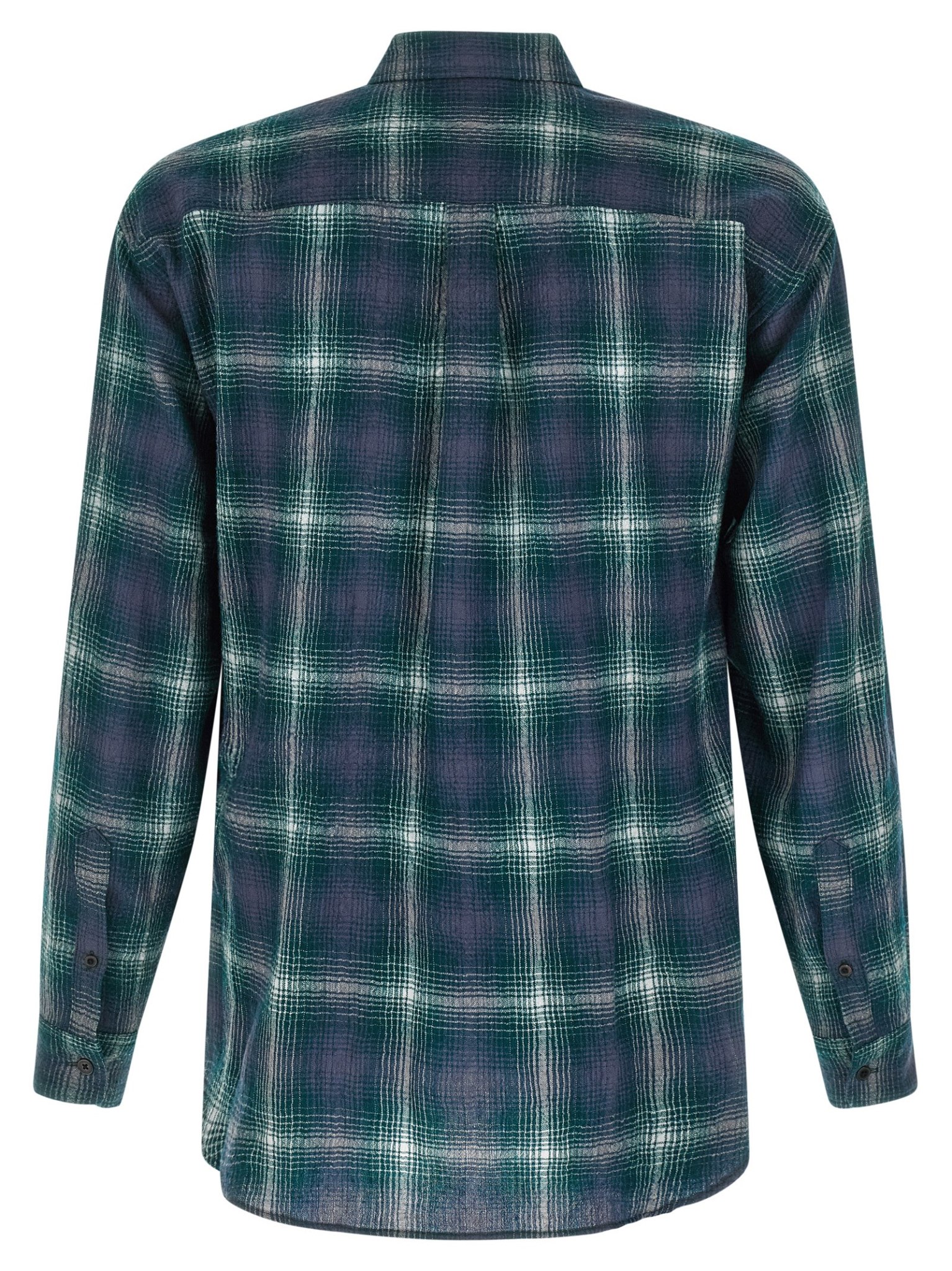 [AURALEE] Shirts Long Sleeve FW25 A25AS01WNFORESTGREENNAVY