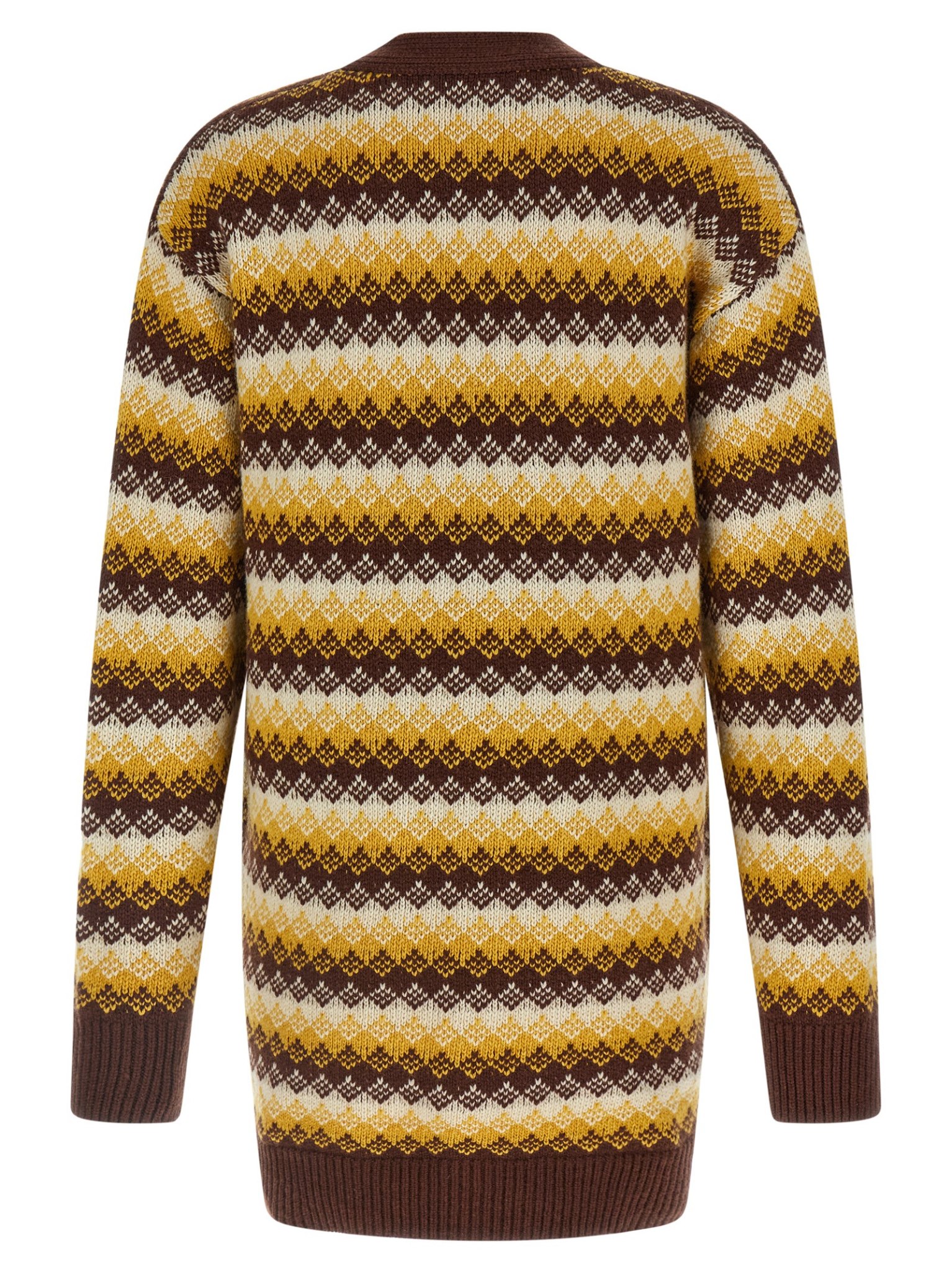[AURALEE] Knitwear FW25 A25AC03ECBURGUNDYYELLOW