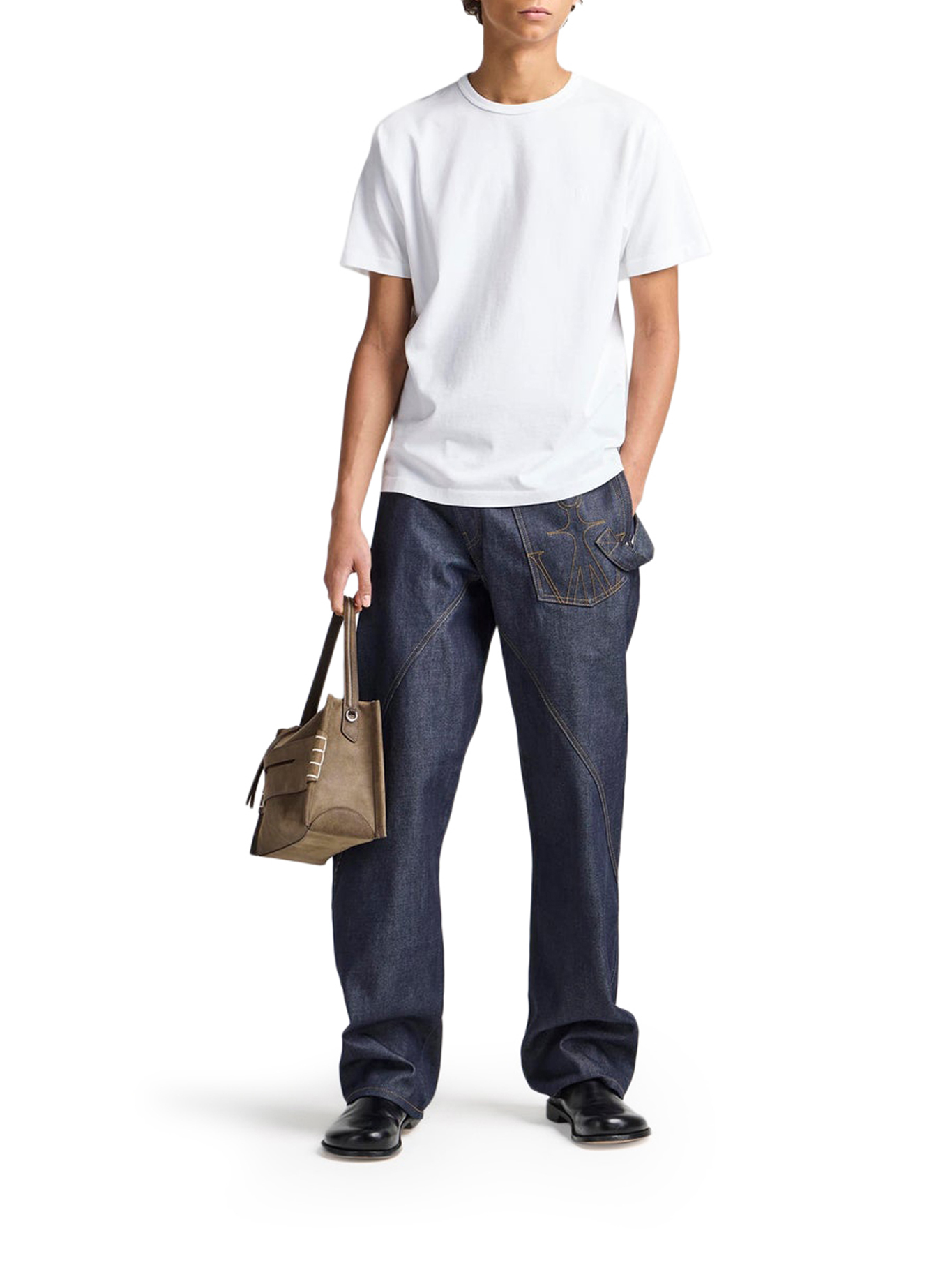 [J.W.Anderson] T-shirts Short Sleeve FW26 JT0331PG1937001 WHITE