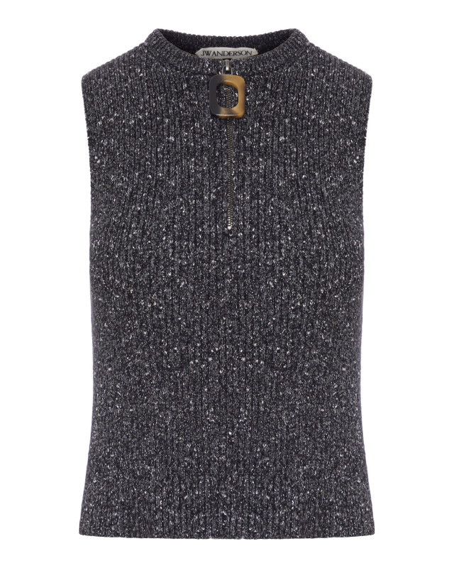 [J.W.Anderson] T-shirts Sleeveless FW26 KW1547YN0511999 BLACK