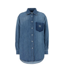 [Miu Miu] Shirts Long Sleeve FW25 GWC125SOOO17GG F0076