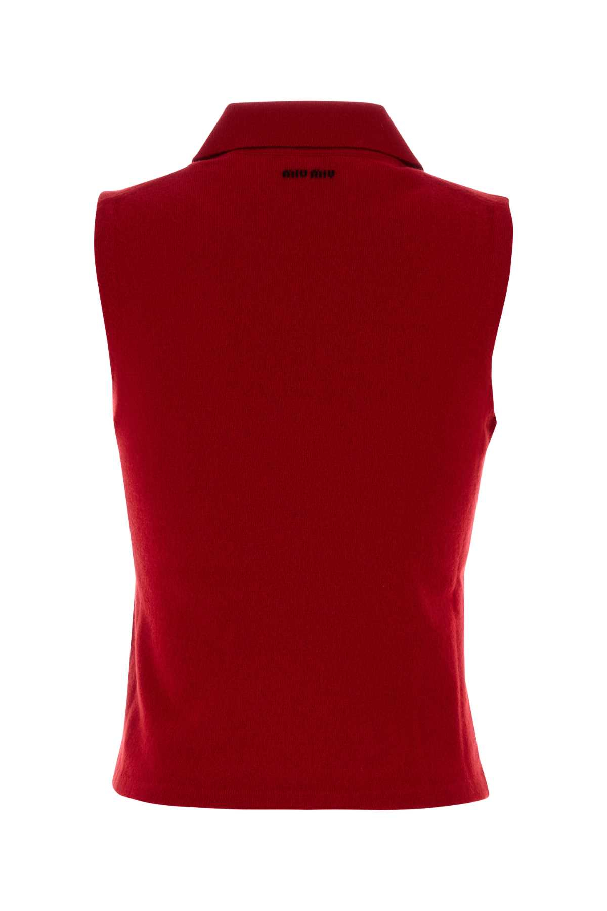 [Miu Miu] Shirts Sleeveless FW25 MML00DSOOO18A9 F0011