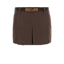 [Miu Miu] Mini skirt FW25 MG2485SOOO12NS F0324