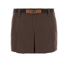 [Miu Miu] Mini skirt FW25 MG2485SOOO12NS F0324