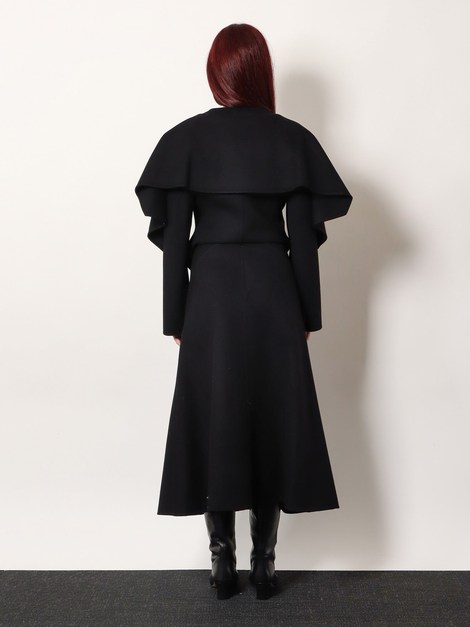 [R2W] Midi skirt FW25 ROSKEA10561NBLACK