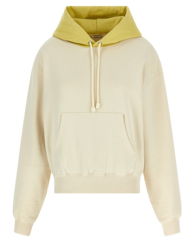 [AURALEE] Sweatshirt SS26 A26SP05TUSMOKYWHITELIGHTYELLOW