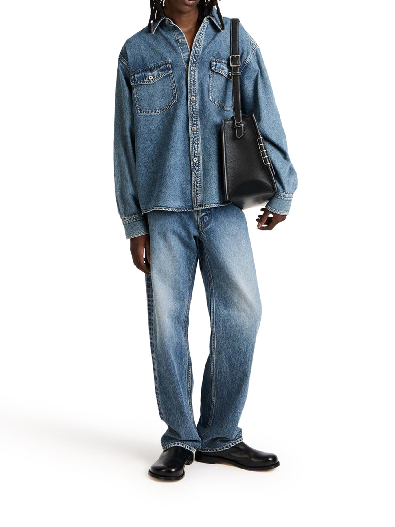 [J.W.Anderson] Shirts Long Sleeve SS26 DS0011PG1855172 MID BLUE