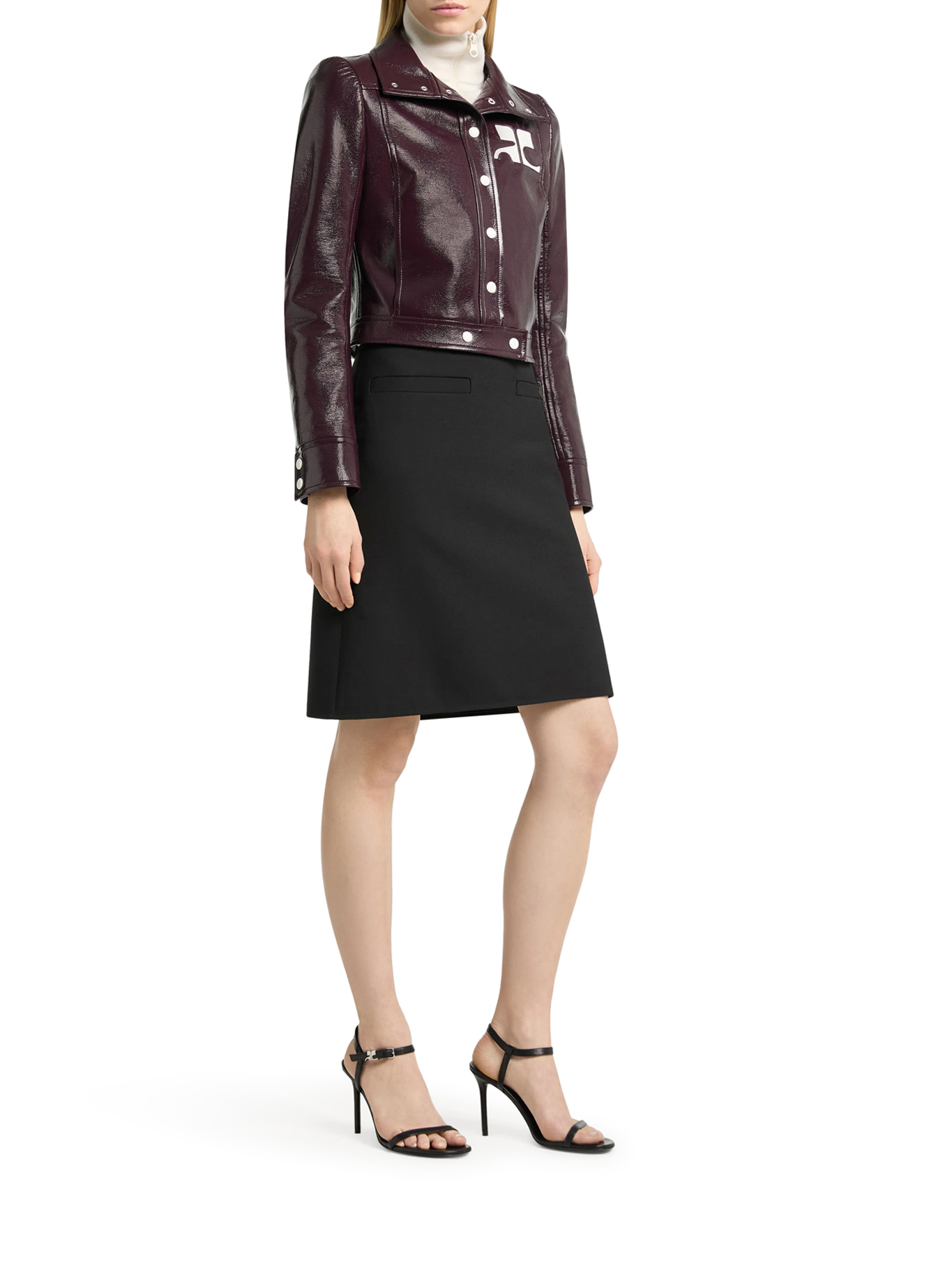 [Courreges] Jacket FW26 223CBL005VY00144090 BURNT RED