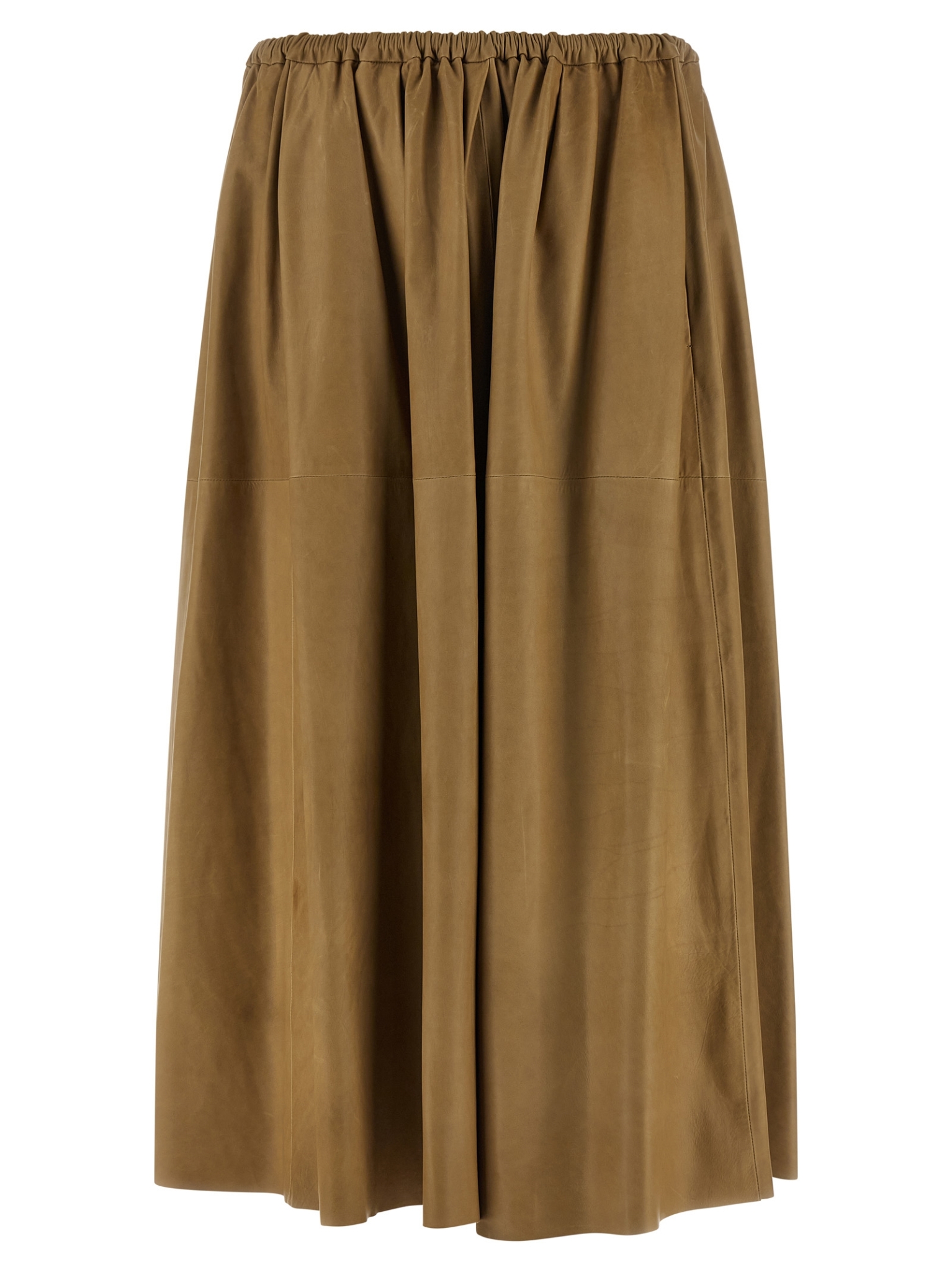 [AURALEE] Long skirt SS26 A26SS03CBKHAKIBEIGE