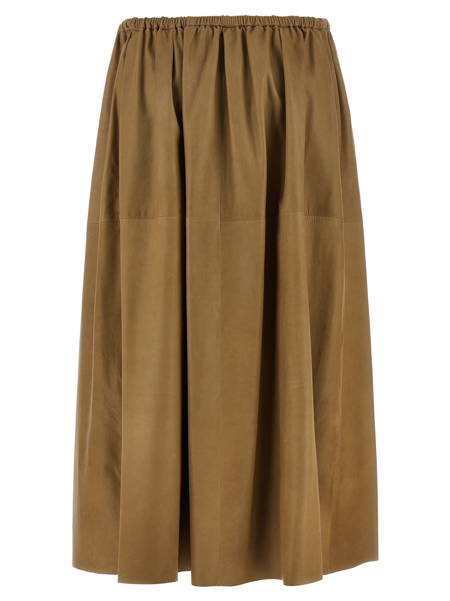 [AURALEE] Long skirt SS26 A26SS03CBKHAKIBEIGE