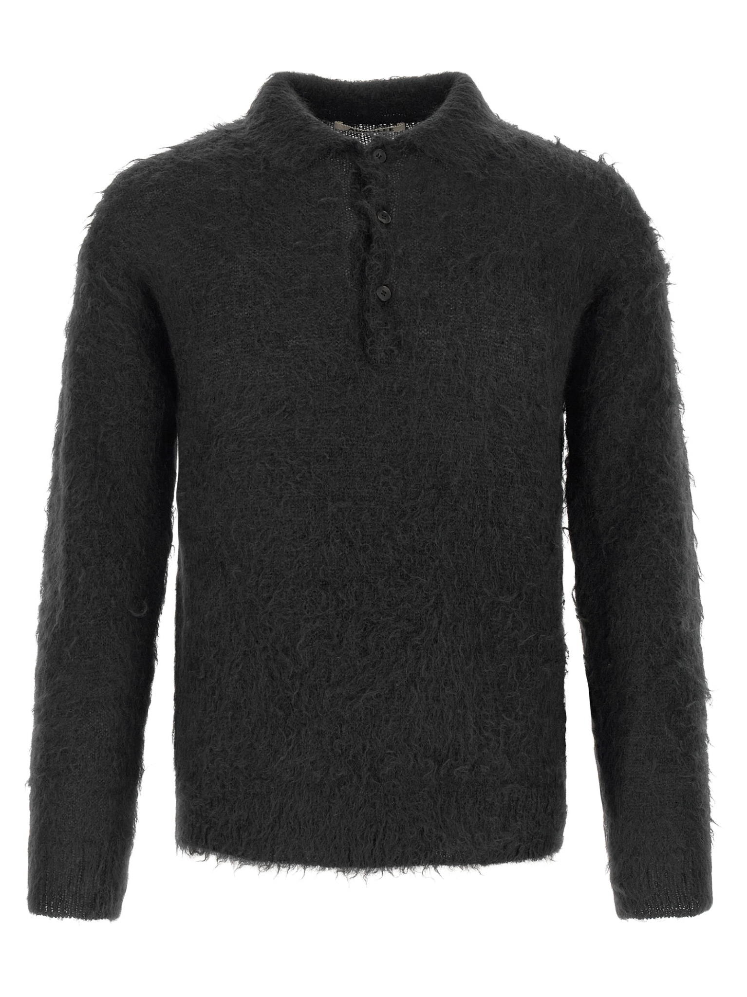 [AURALEE] T-shirts Long Sleeve FW25 A25AP01KMINKBLACK