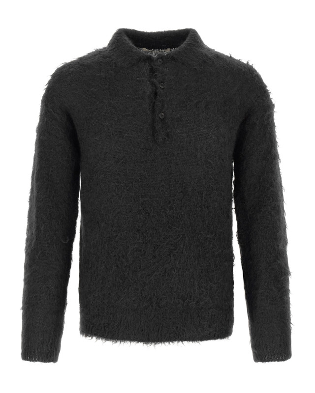 [AURALEE] T-shirts Long Sleeve FW25 A25AP01KMINKBLACK