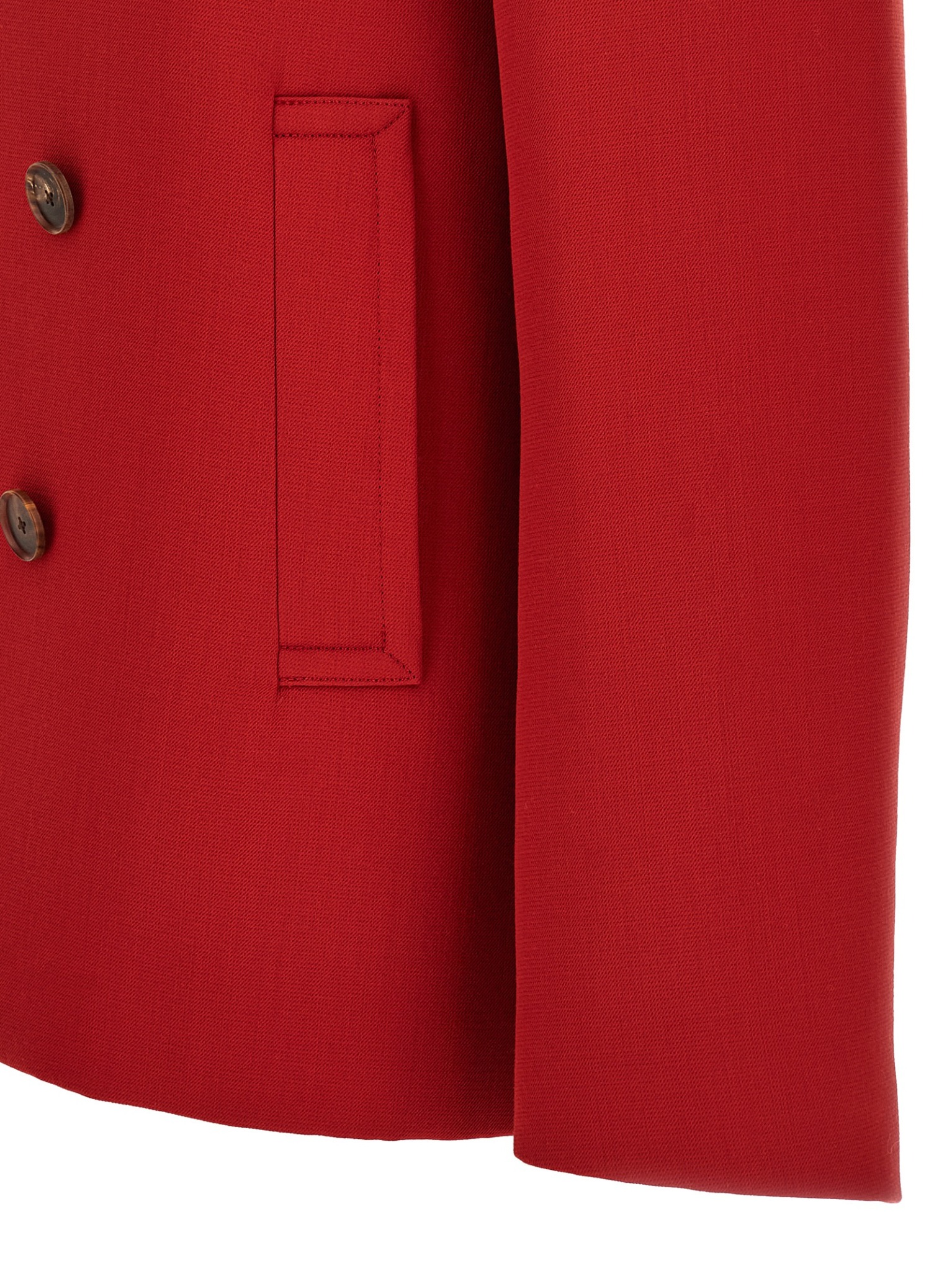 [AURALEE] Coat FW25 A25AC03WDDUSTYRED