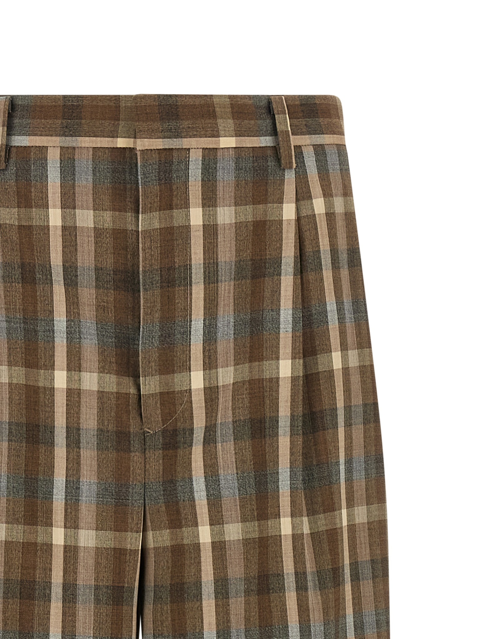 [AURALEE] Trousers SS26 A26SP05TCTOPBROWNCHECK