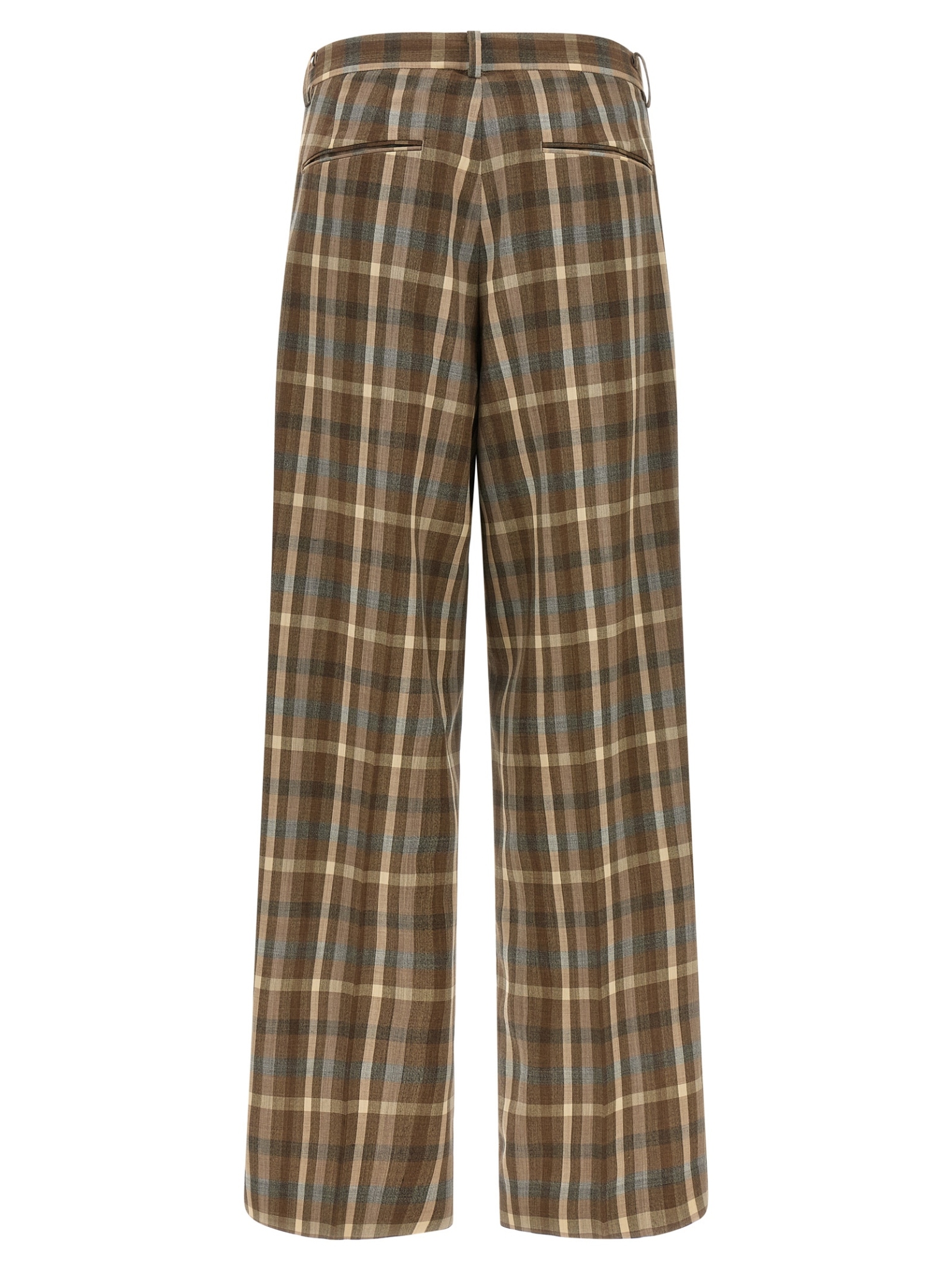 [AURALEE] Trousers SS26 A26SP05TCTOPBROWNCHECK