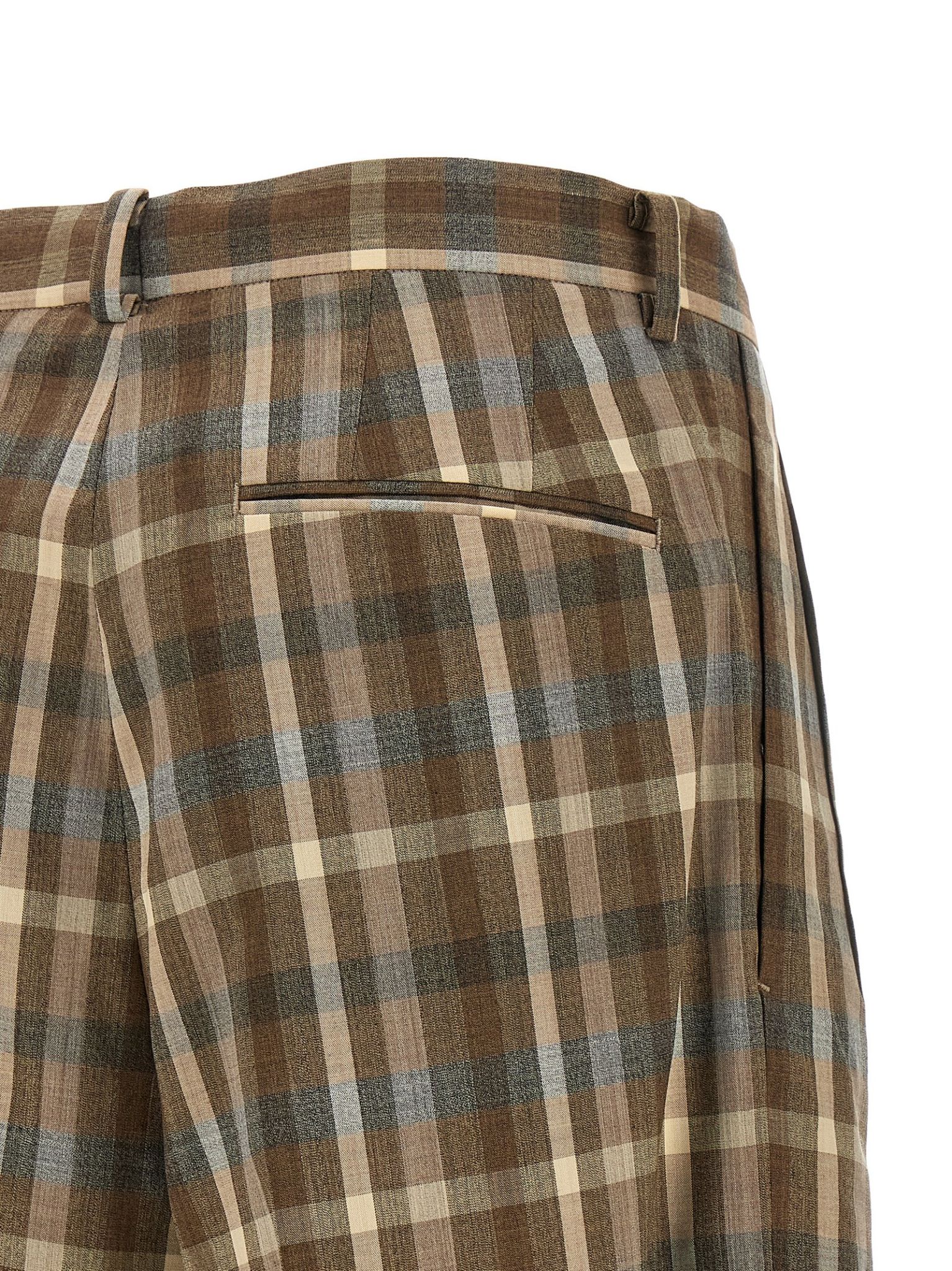 [AURALEE] Trousers SS26 A26SP05TCTOPBROWNCHECK