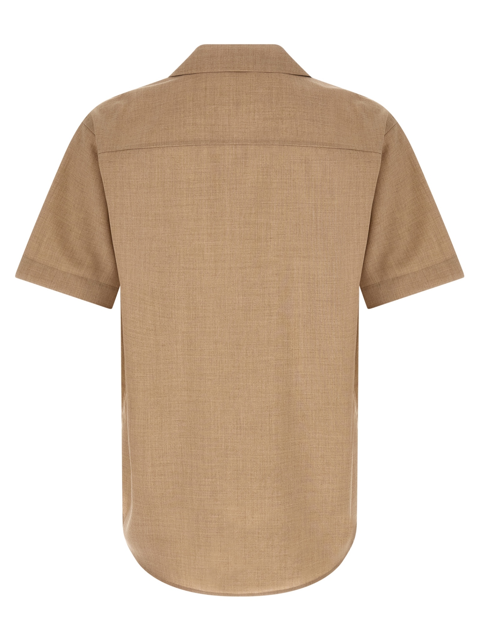 [AURALEE] Shirts Short Sleeve SS26 A26SS02CPTOPBROWNBEIGE