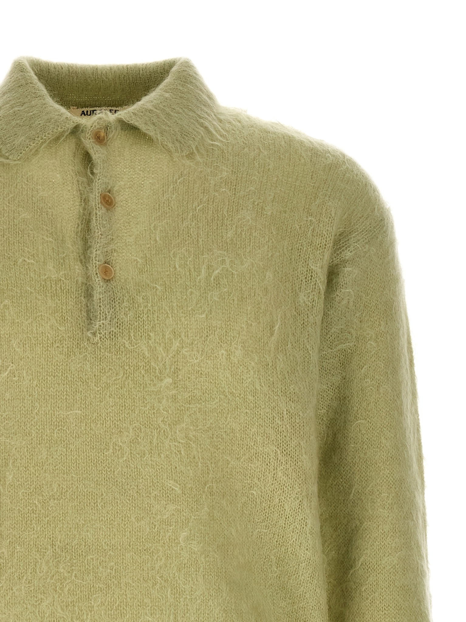 [AURALEE] T-shirts Long Sleeve FW25 A25AP01KMLIGHTKHAKI