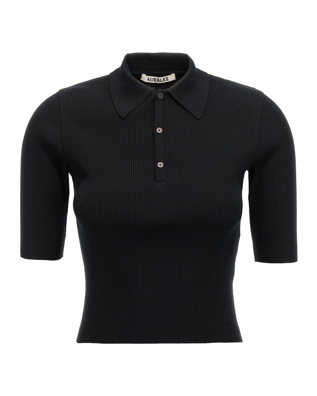 [AURALEE] T-shirts Short Sleeve SS26 A00P01HRBLACK