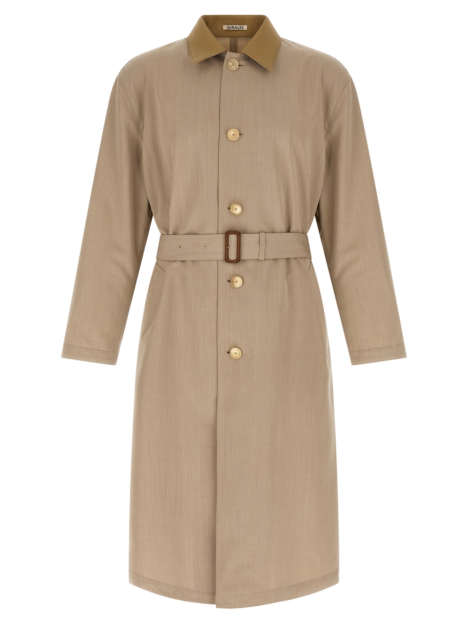 [AURALEE] Coat SS26 A26SC01WCTOPGRAYBEIGE
