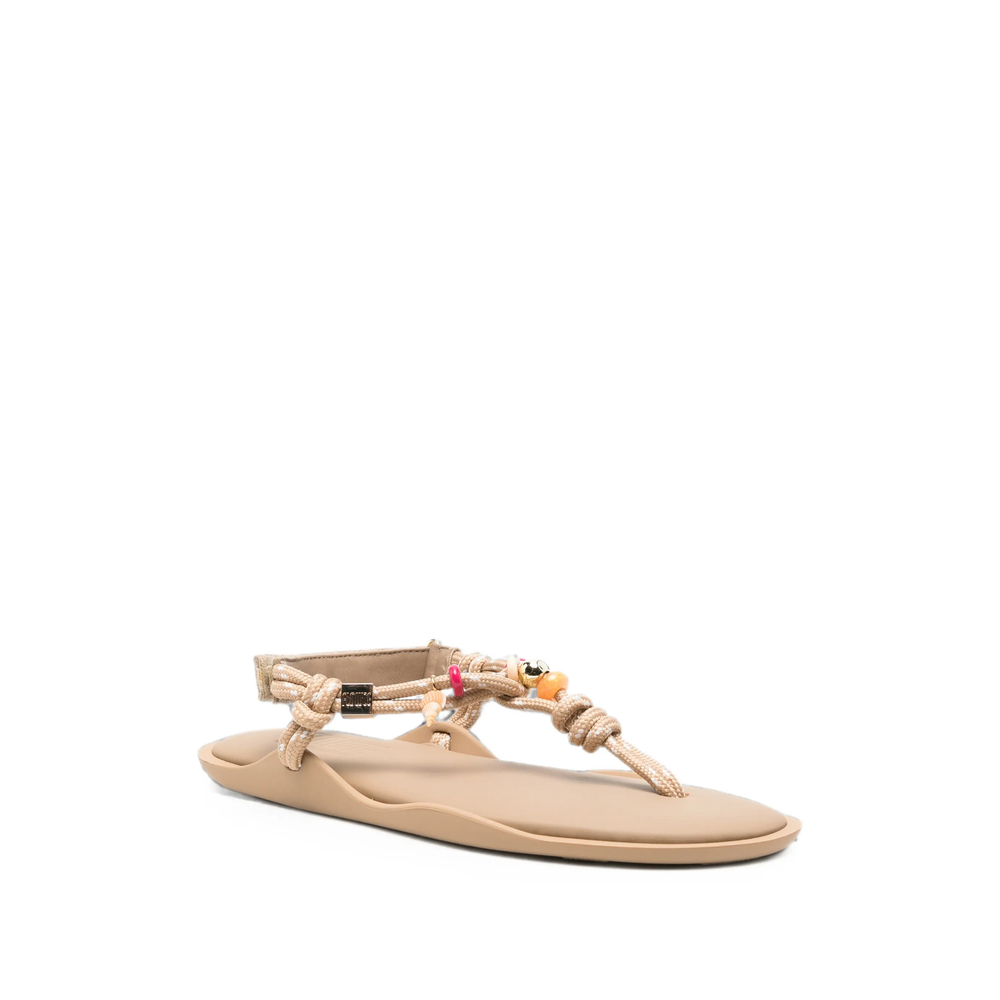 [Flowze] Sandals FW26 FLO WITH BEADS ARGIL
