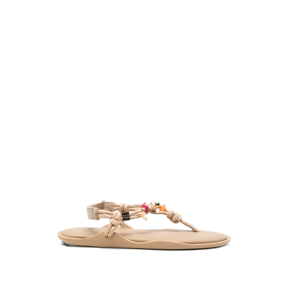 [Flowze] Sandals FW26 FLO WITH BEADS ARGIL