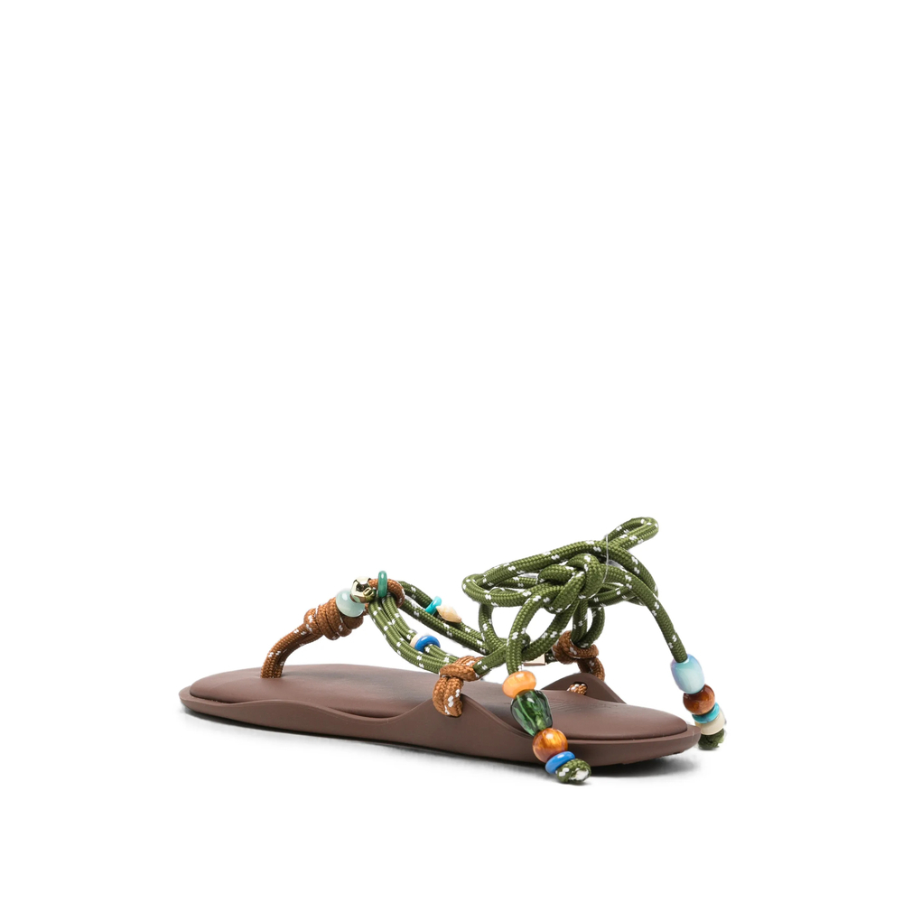 [Flowze] Sandals FW26 FLO TWIN WITH BEADS BRMGR