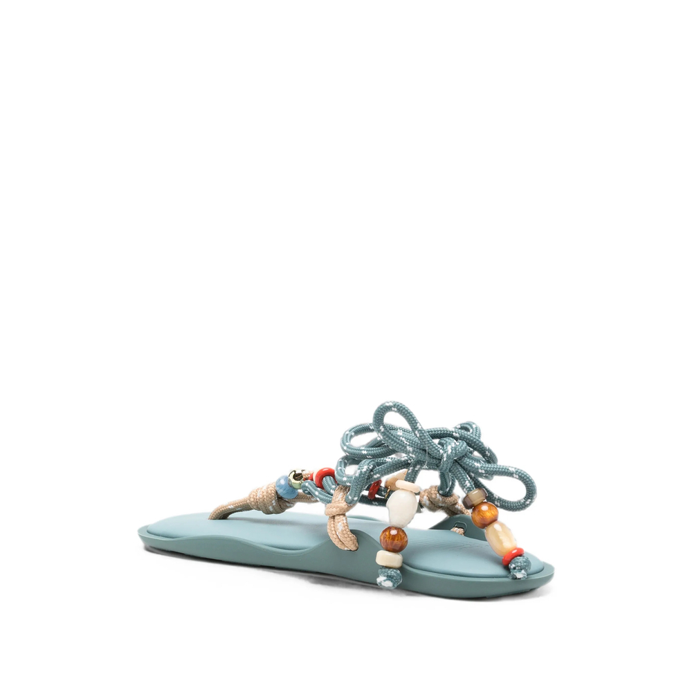 [Flowze] Sandals FW26 FLO TWIN WITH BEADS TEAL