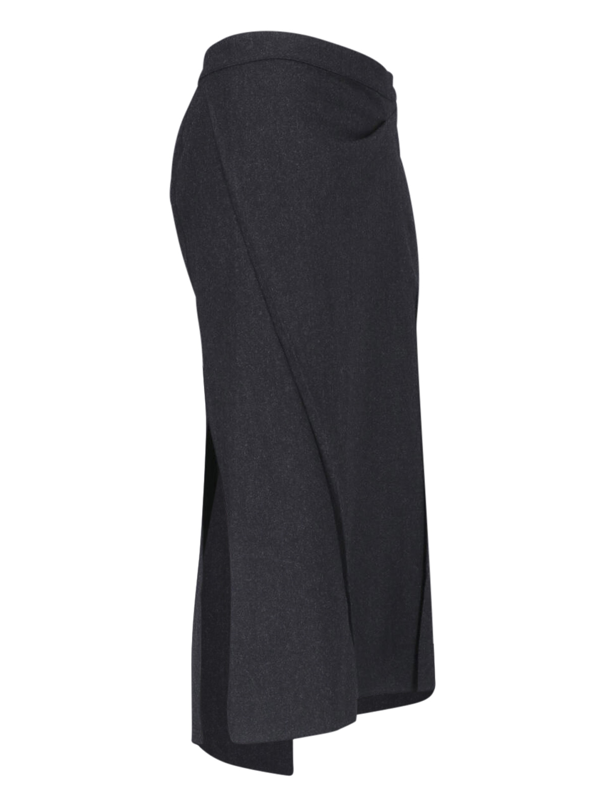 [VICTORIA BECKHAM] Long skirt FW26 1326WSK007362DDARK GREY MELANGE