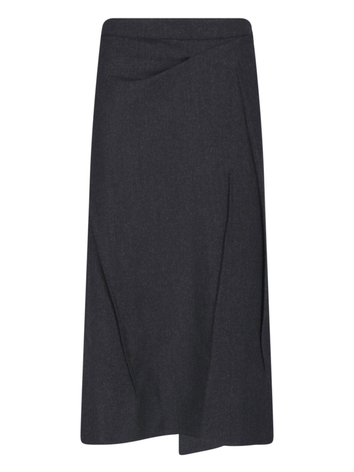 [VICTORIA BECKHAM] Long skirt FW26 1326WSK007362DDARK GREY MELANGE
