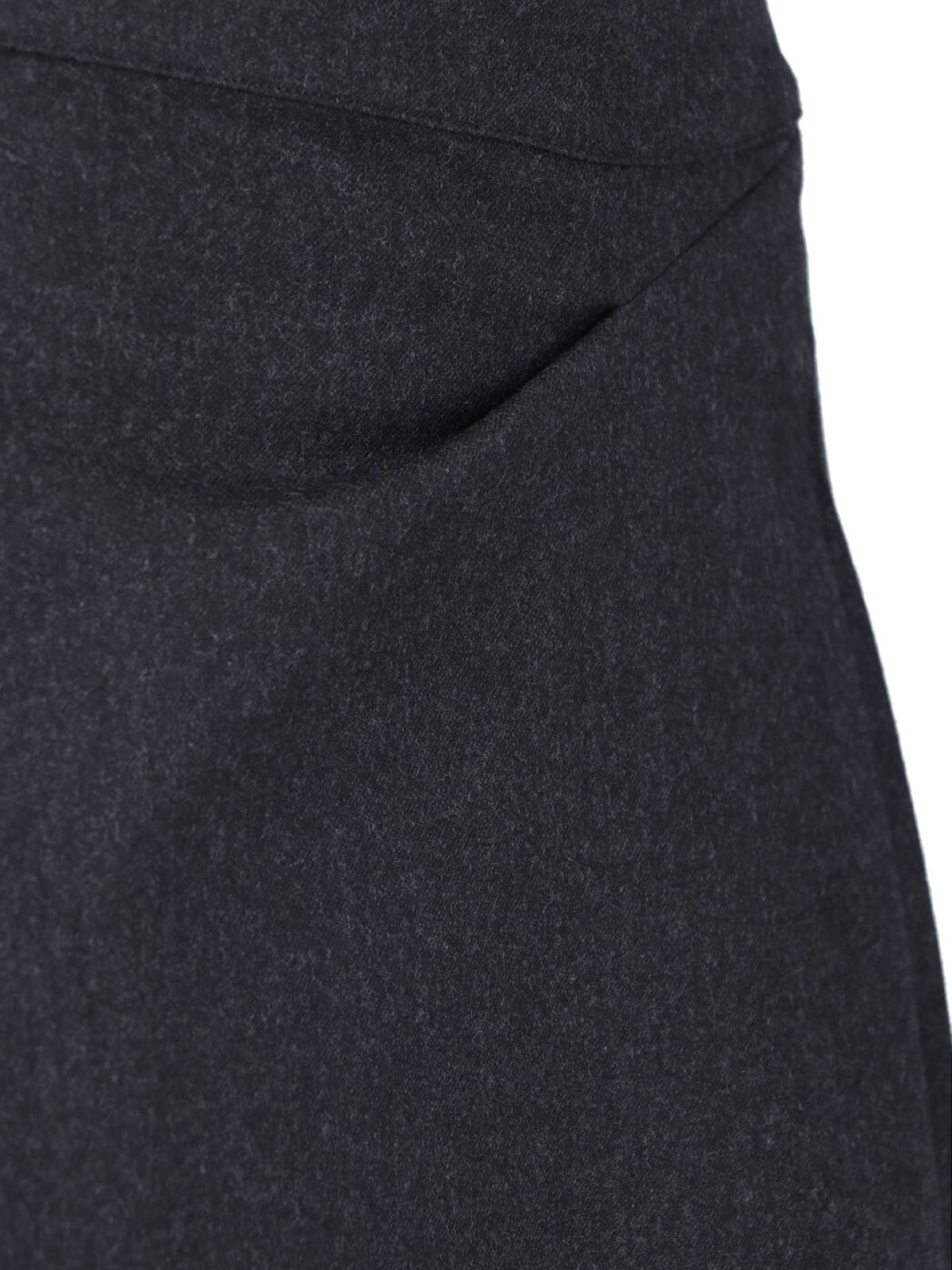 [VICTORIA BECKHAM] Long skirt FW26 1326WSK007362DDARK GREY MELANGE